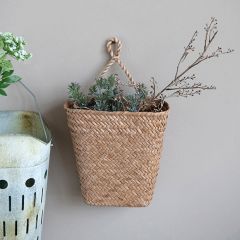 Hanging Seagrass Wall Basket