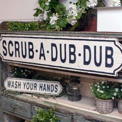 Scrub A Dub Dub Decorative Wall Sign
