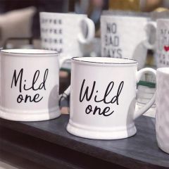 Mild One Wild One Mug Set of 2