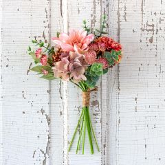 14 Stem Dahlia And Eucalyptus Bouquet