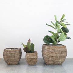 Bamboo Branch Baskets Set of 3