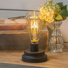 Bulb Lamp With Metal Base