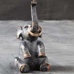 Pewter Elephant Ring Holder