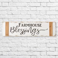 Farmhouse Blessings Wall Sign
