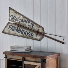 Rustic Welcome Farmhouse Wall Sign