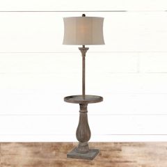 Rustic Table Floor Lamp