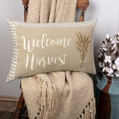 Welcome Harvest Throw Pillow