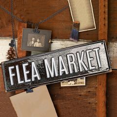 Flea Market Farmhouse Street Sign
