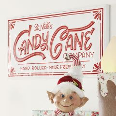 Candy Cane Wall Sign