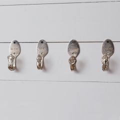Inspirational Spoon Wall Hooks Set of 4