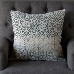 Classic Print Linen Throw Pillow