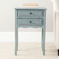 2 Drawer French Farmhouse End Table