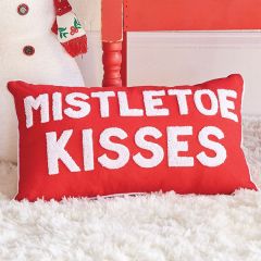 Mistletoe Kisses Pillow