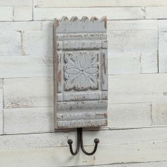 Distressed Wood Architectural 2 Hook Wall Hook