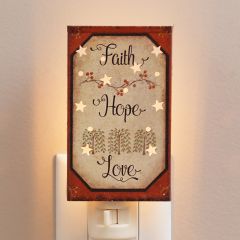 Faith Hope Love Night Light