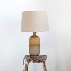 Ceramic Lamp With Linen Shade