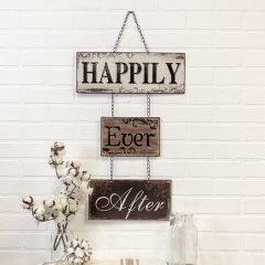 Happily Ever After Hanging Wall Decor