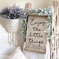 Enjoy The Little Things Hanging Scroll