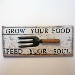 Feed Your Soul Wood Garden Sign