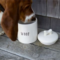 Ceramic Dog Treat Canister