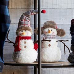Winter Wear Decorative Snowman Set of 2