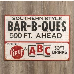 Southern Style BAR-B-QUES Sign
