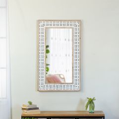 Embossed Frame Wall Mirror