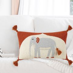 Elephant Accent Pillow