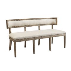 3 Seat Upholstered Dining Bench