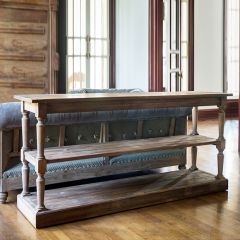 3 Tier Reclaimed Pine Console Table