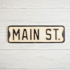 Metal Main Street Sign