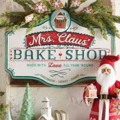 Mrs Claus Bake Shop Sign