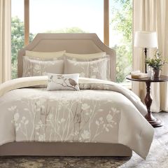 Floral Branches Comforter With Sheet Set