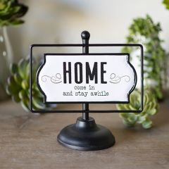 Freestanding Tabletop Home Sign