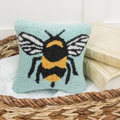 Fuzzy Bumble Bee Pillow