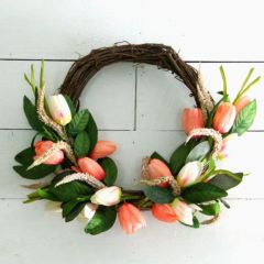 Twig and Tulip Wreath