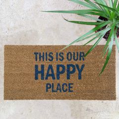This Is Our Happy Place Coir Doormat