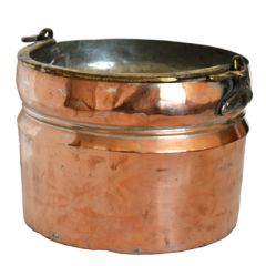 Vintage European Copper Bucket