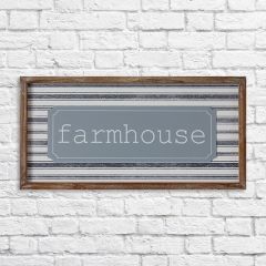 Framed Farmhouse Wall Sign