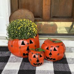 Tabletop Nested Pumpkin Collection Set of 3
