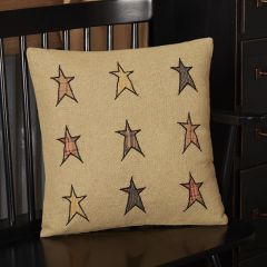 Rustic Applique Star Pillow