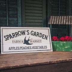 Sparrow Garden Wall Sign