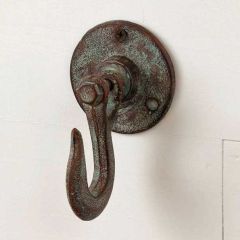 Rustic Iron Wall Hook Set of 2