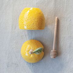 Lemon Honey Jar and Dipper