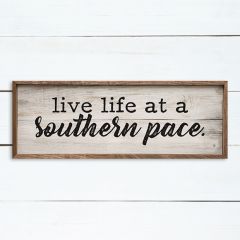 Southern Pace Framed Sign