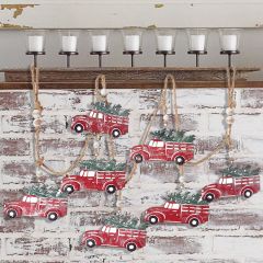 Truck and Christmas Tree Garland