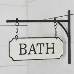 Hanging Bracket Bath Sign