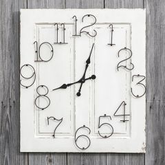 Country Chic Panel Clock