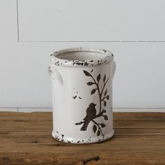 Ceramic Bird Crock 6 Inch