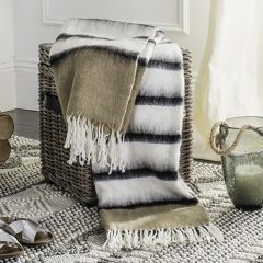 Lodge Lux Striped Throw Blanket
